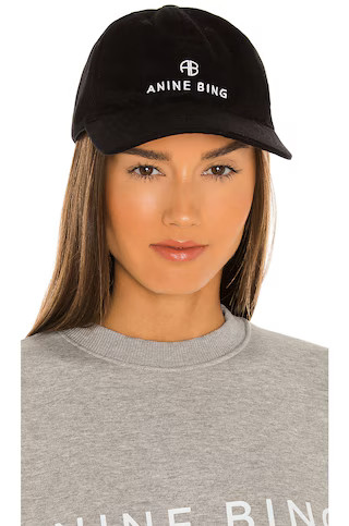 ANINE BING Sport Jeremy Baseball Cap in Black from Revolve.com | Revolve Clothing (Global)