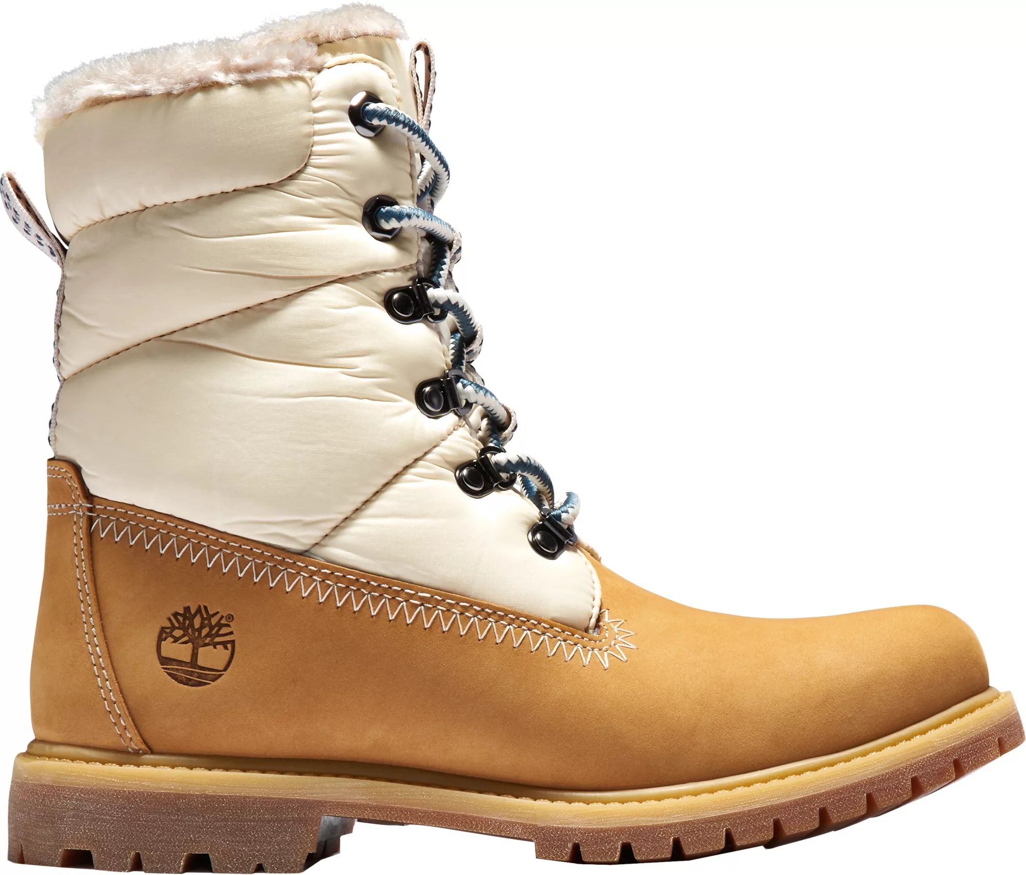 Timberland Women's 6'' Premium Puffer Waterproof Winter Boots, Wheat | Dick's Sporting Goods