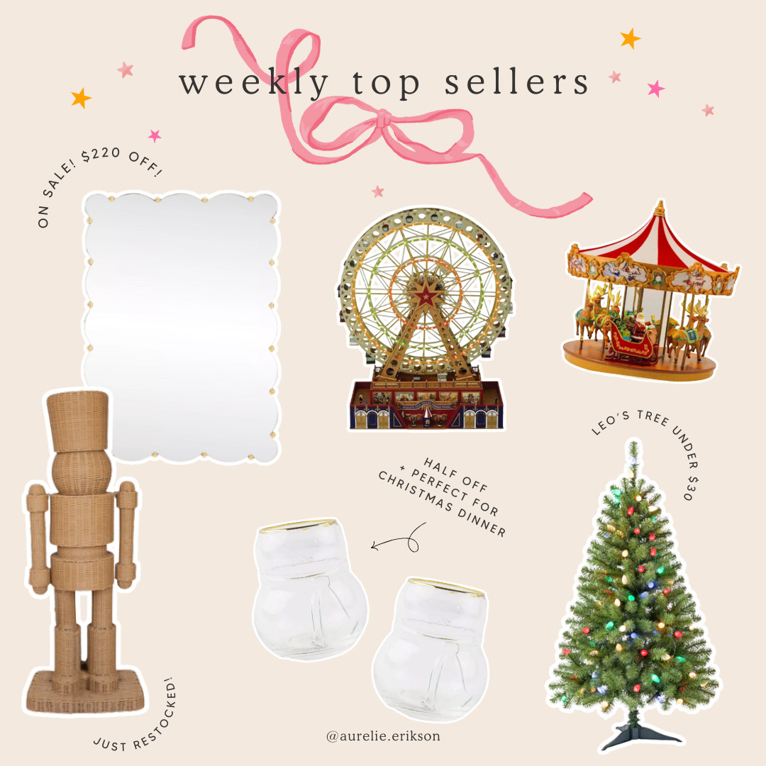 Everything you loved last week! The oversized nutcracker just restocked too! 

 #LTKSeasonal #LTKSaleAlert #LTKFindsUnder100