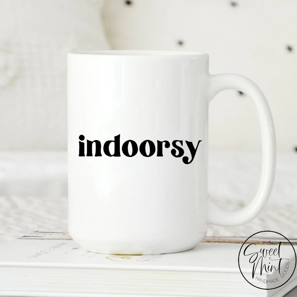Indoorsy Mug | Sweet Mint Handmade Goods