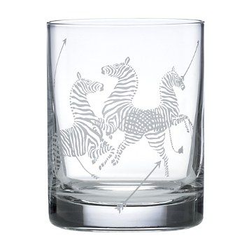 Scalamandre by Lenox Zebra Double Old-Fashioned Glass, Set of 2 | Bloomingdale's (US)