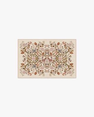 Foxglove Forest Cream Multicolor Rug | Ruggable | Ruggable