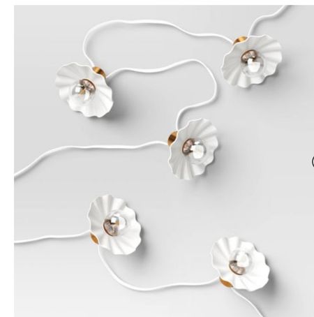 Daisy flower indoor outdoor string lights in white and gold 

Little girl room decor 

#LTKkids #LTKSeasonal #LTKhome