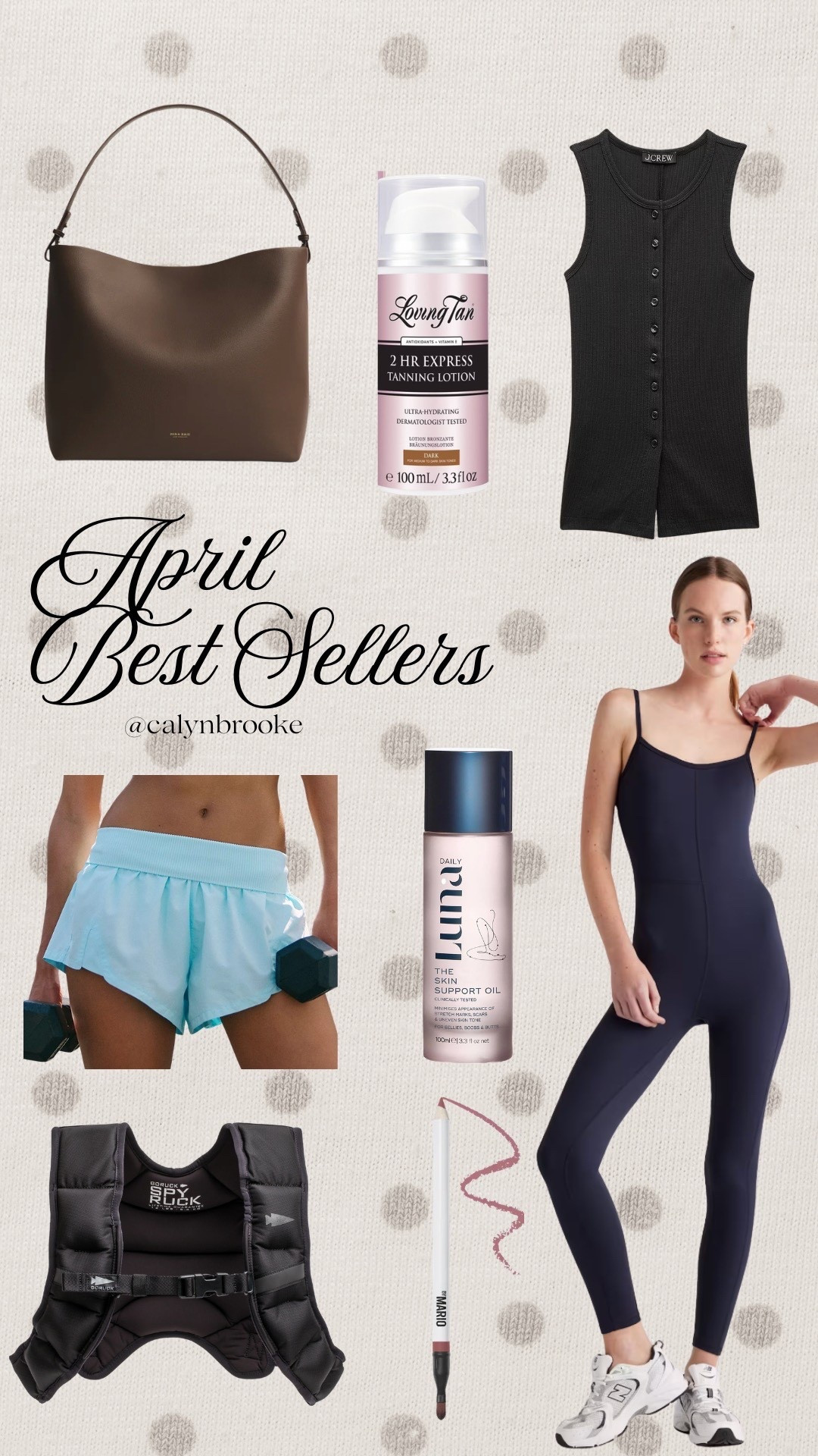 April best sellers! Bag is from Mina Baie 

#LTKootd #LTKBeauty #LTKmomlife