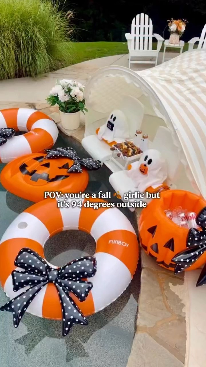 Summerween pool day essentials! 🎃

#LTKHome #LTKSeasonal #LTKSwim