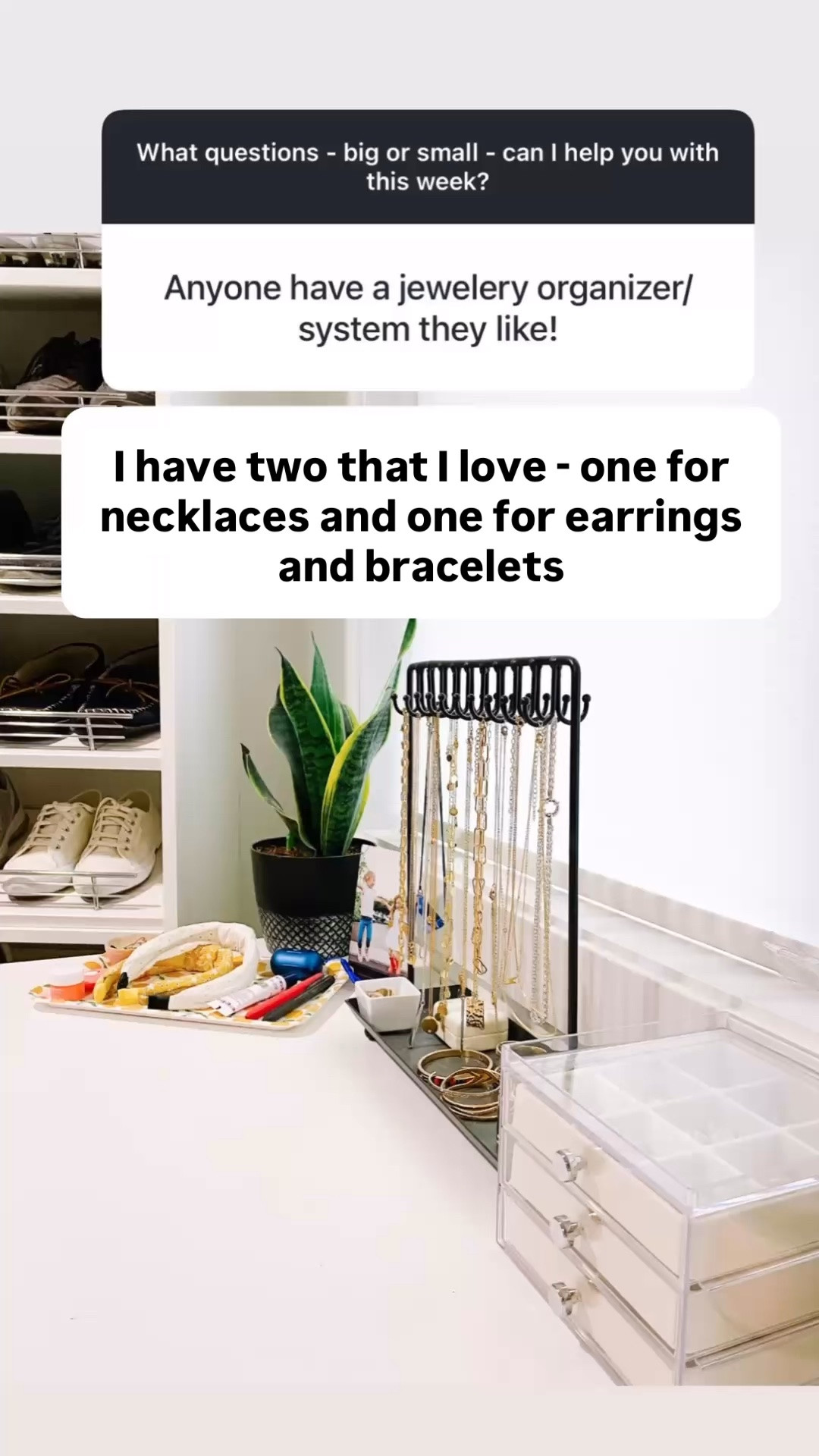 I’ve used this jewelry organization system for years! I use one for my necklaces and the other for my earrings and necklaces.

#LTKHome