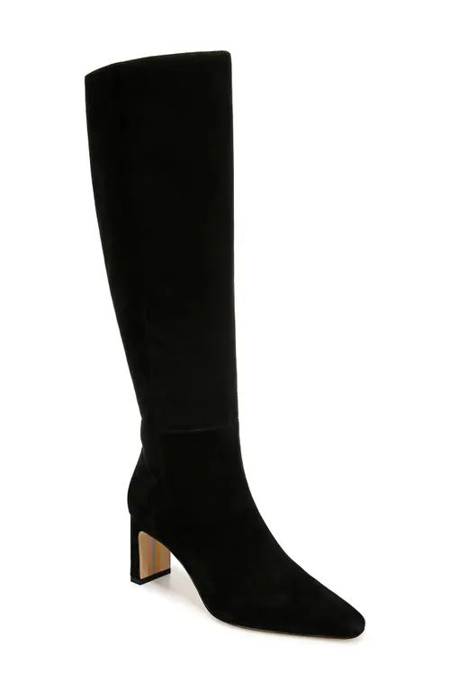 Sam Edelman Sylvia Knee High Boot in Black Wc at Nordstrom, Size 7.5 Wide Calf | Nordstrom