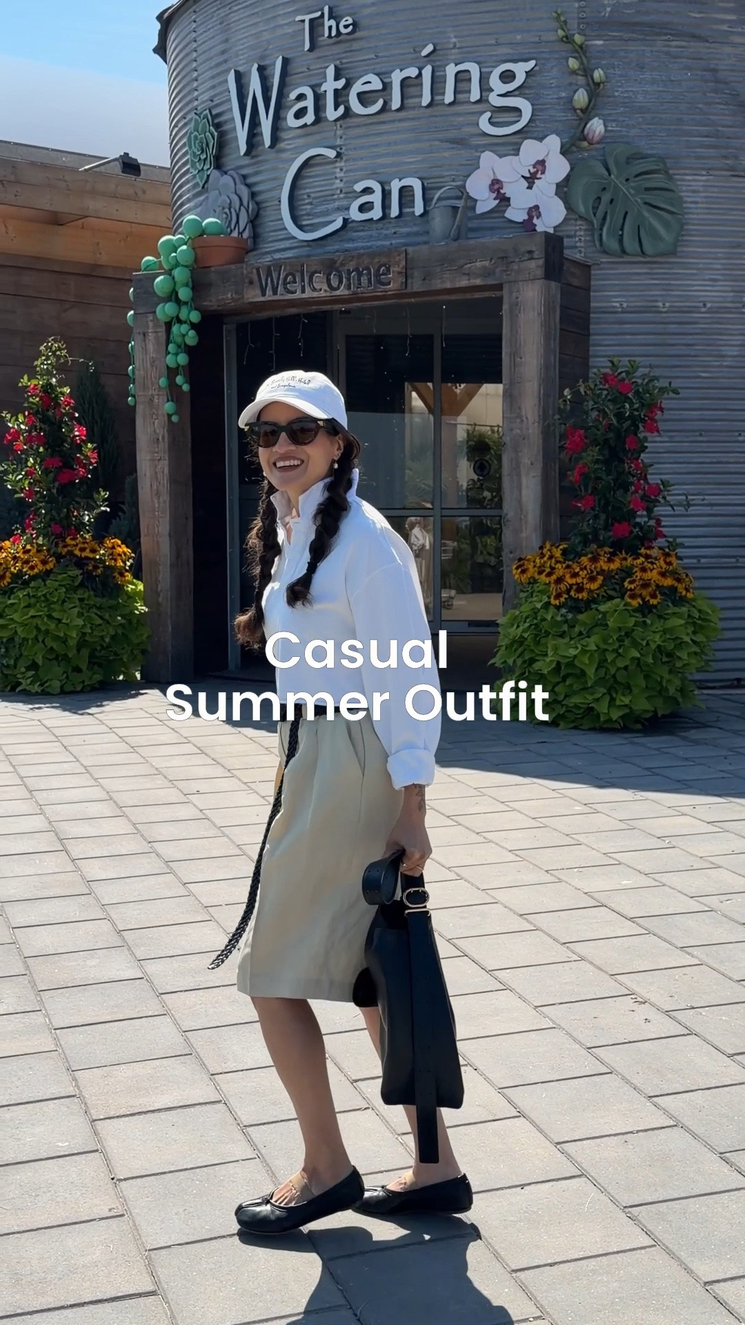 Casual summer outfit: Bermuda shorts, a cropped polo and Tabi ballet flats.

#LTKsummer #LTKcanada #LTKstyletip