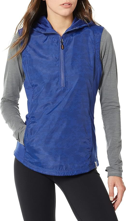 CBUK Women's Wind Resistant Swish Camo Printed Half Zip Pullover Vest | Amazon (US)