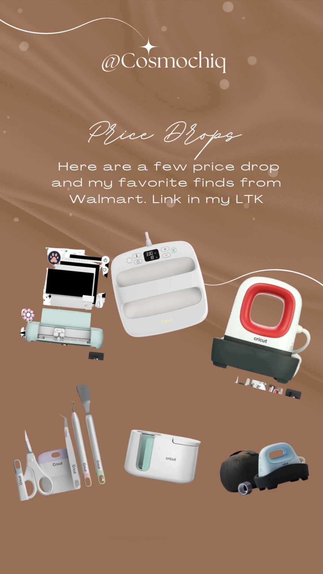 Walmart price drop finds ! As a DIY girlie I was too excited that my favorite cricut and cricut accessories have finally dropped. Get it while you can ! 🚨

#LTKHome #LTKSaleAlert #LTKGiftGuide