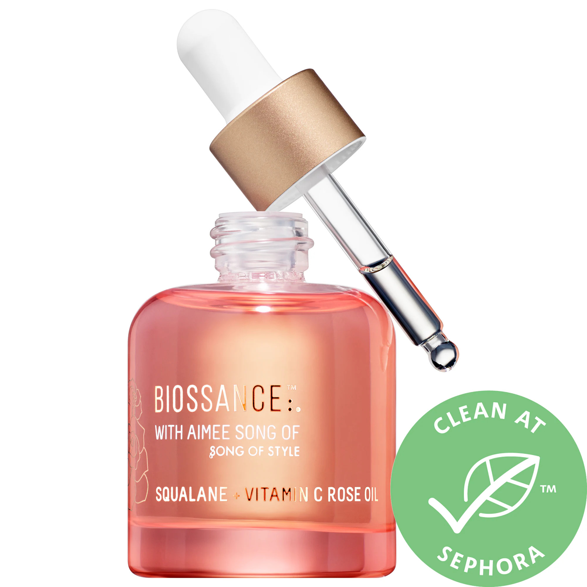 Biossance Squalane + Vitamin C Rose Oil Limited Edition Squalane + Vitamin C Rose Oil with Aimee Son | Sephora (US)