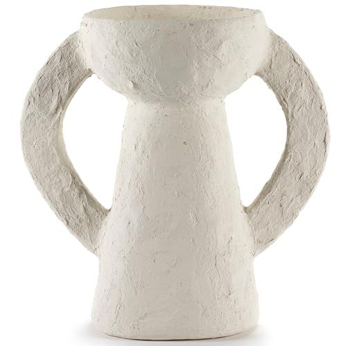 Decorative Vase with Handles | Earth interior accessories by Marie Michielssen | White Paper Mach... | Amazon (US)