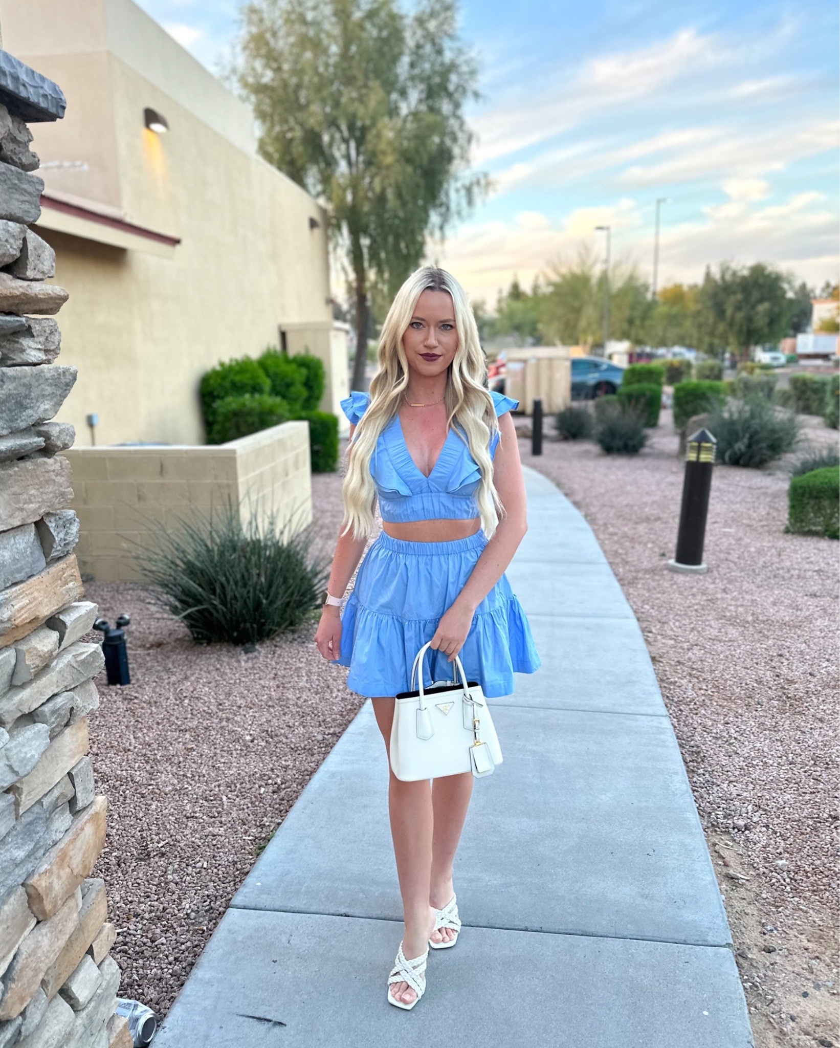 This coordinated set from Abercrombie is old, but linking dupes below!

Top: XS
Skirt: XS

Spring | Matching Set | Coords | Coordinated Set | Ruffles | Linen

#LTKstyletip #LTKSeasonal #LTKunder100