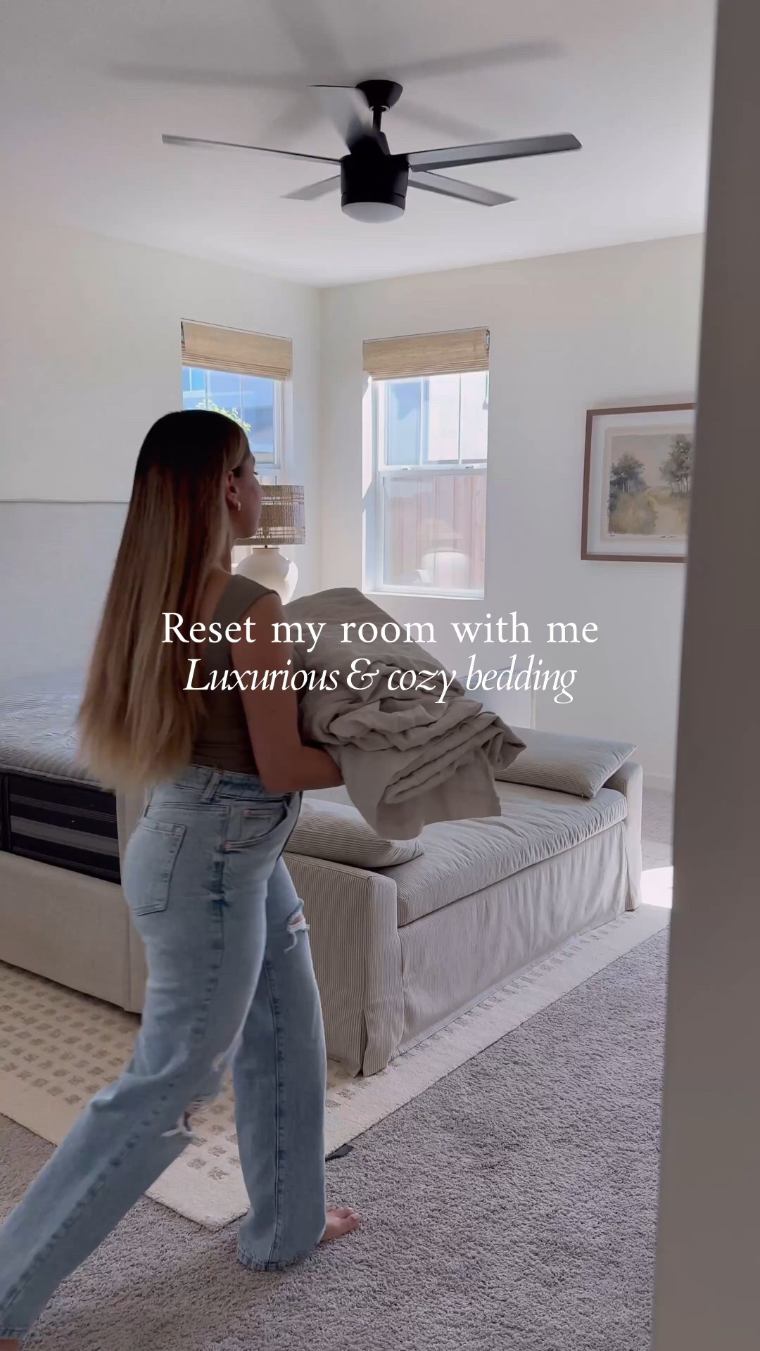 Primary bedroom favorites! Bedding, furniture & outfit all linked ! 

Quince bedding, wayfair furniture, wayfair finds, McGee & co furniture, end of bed bench, master bedroom, bed frame

#LTKStyleTip #LTKHome #LTKSaleAlert