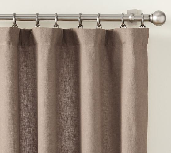 Belgian Flax Linen Curtain | Pottery Barn (US)