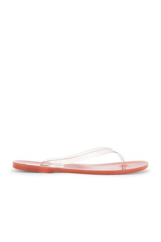 Christopher Esber Jo Flip Flop Sandal in Guava - Burgundy. Size 39 (also in ). | FWRD 