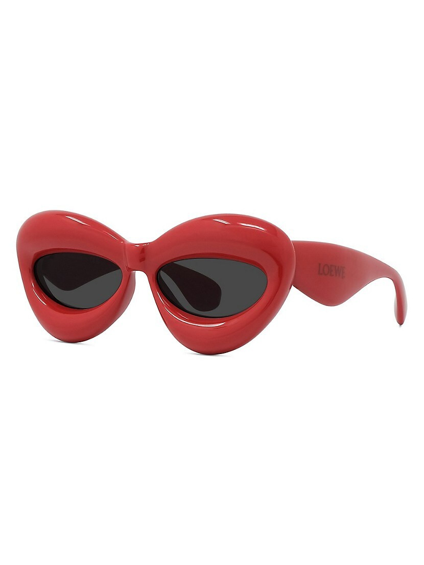 55MM Inflated Cat-Eye Sunglasses | Saks Fifth Avenue