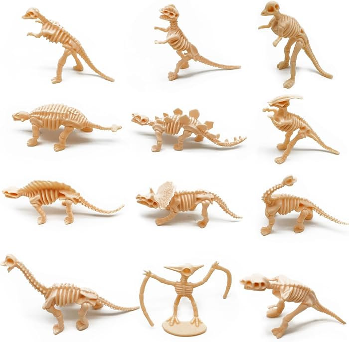 HAPTIME Easter Basket Stuffers, Prefilled Easter Eggs Fillers for Toddler, 12Pcs Dinosaur Fossil ... | Amazon (US)