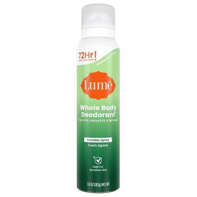 Lume Deodorant Spray - Fresh Alpine - 3.6oz | Target