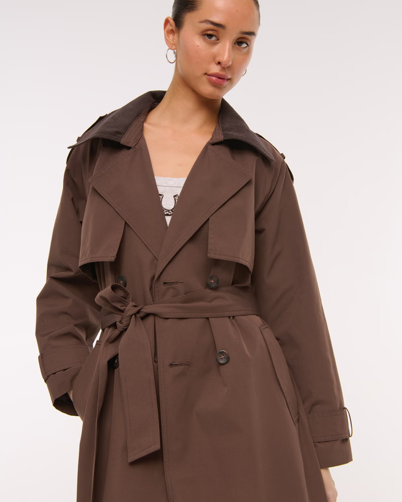Classic Trench Coat | Abercrombie & Fitch (UK)