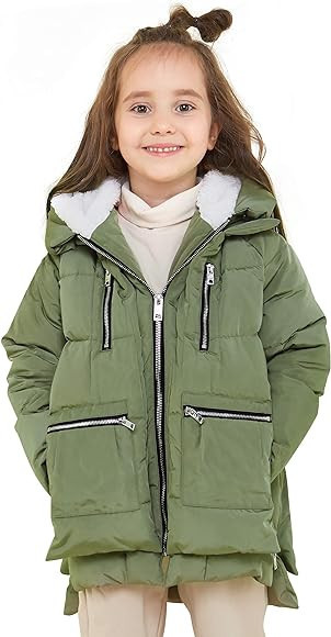 Orolay Children Hooded Down Coat Girl's Quilted Puffer Jacket Boy's Winter Jackets | Amazon (US)