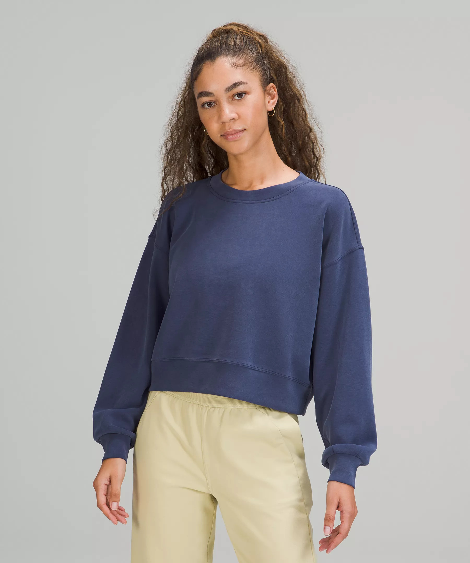 Perfectly Oversized Cropped Crew Softstreme | Lululemon (US)
