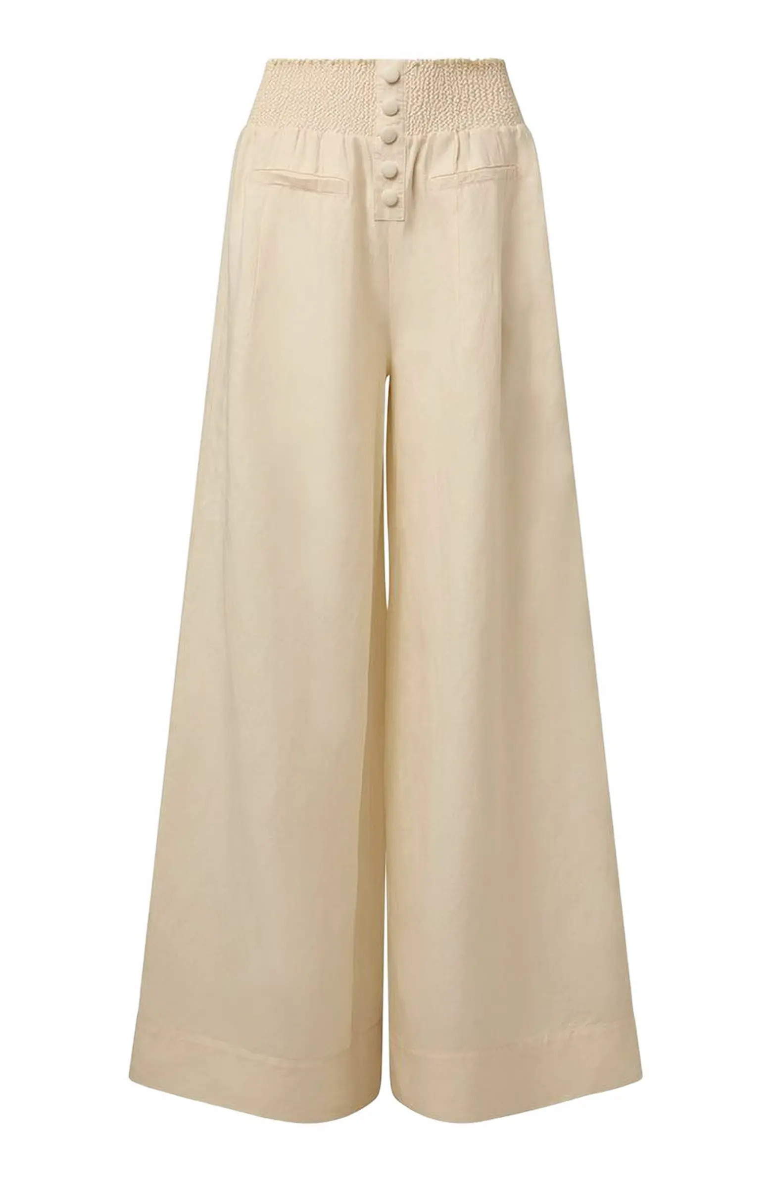 WeWoreWhat Button Front Palazzo Pant | Nordstrom | Nordstrom