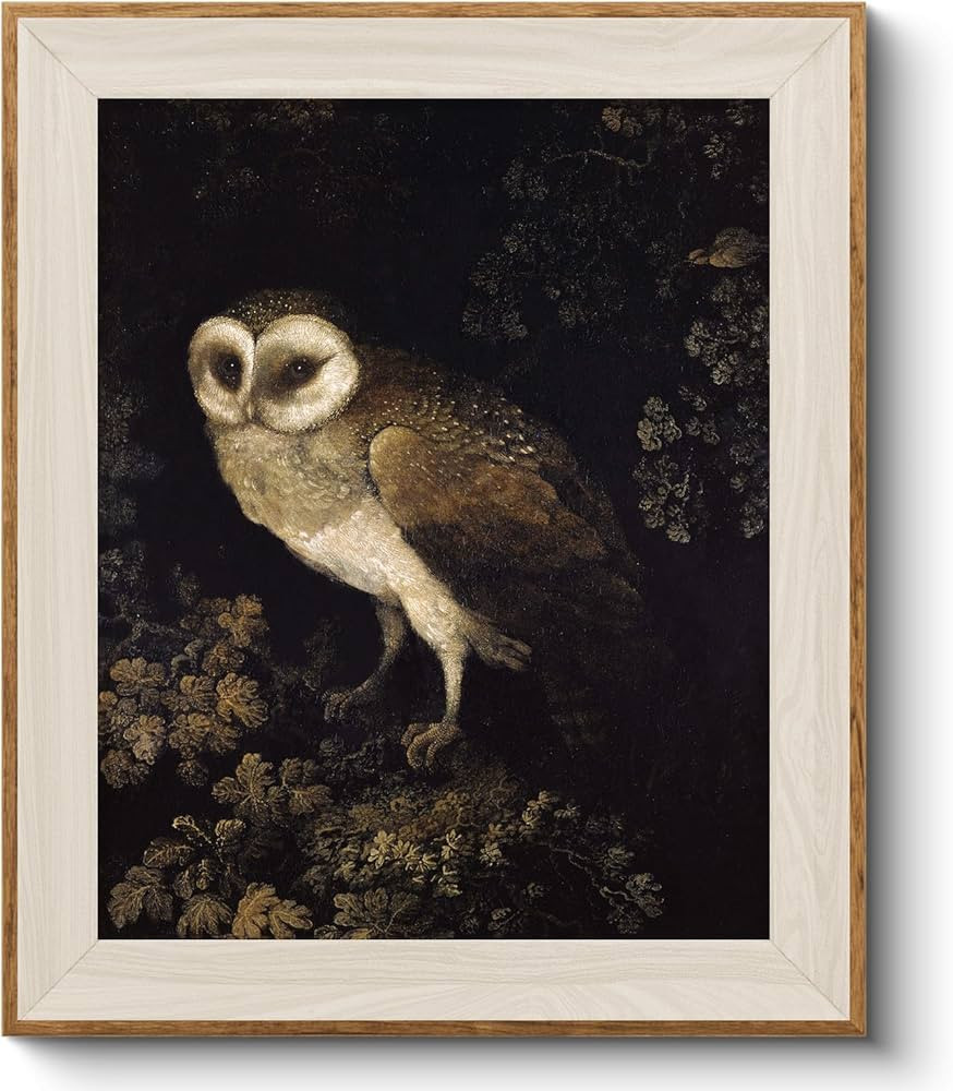 VIYYIEA Framed Canvas Wall Art, Vintage Wall Art for Living Room, Pets Animals Oil Painting Pictu... | Amazon (US)