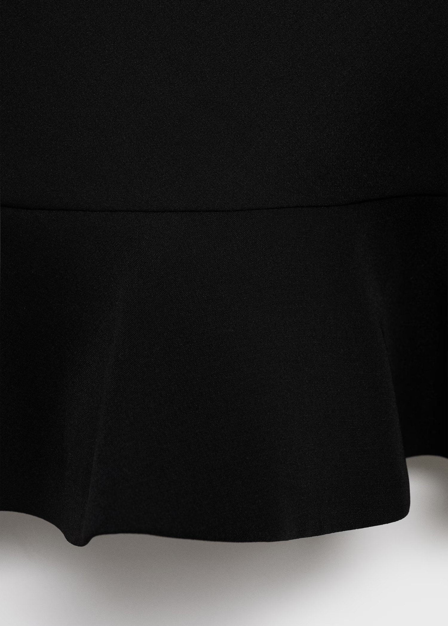 High-neck dress with ruffle - Women | MANGO United Kingdom | MANGO (UK)