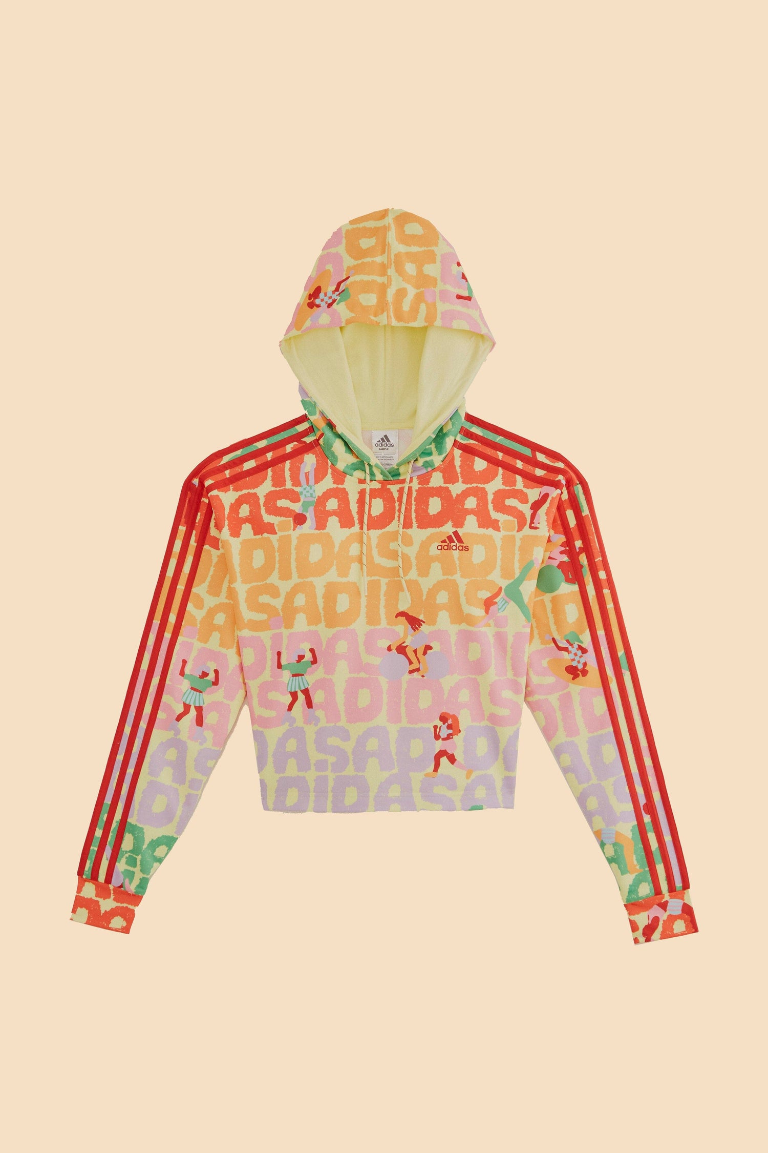 Adidas Farm Hoodie Pearl Citrine | FarmRio (US)