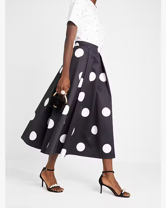 Giant Dot Faille Skirt | Kate Spade (US)