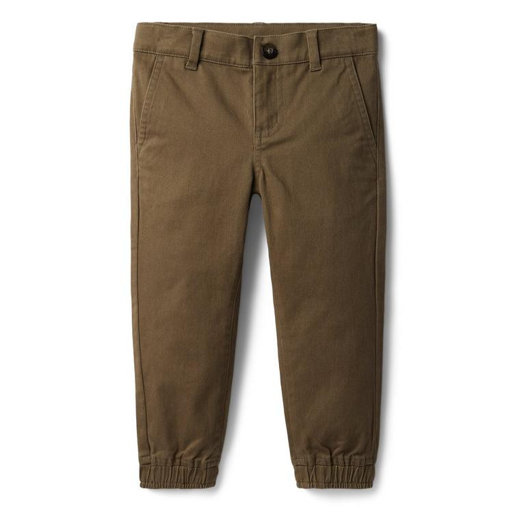 Stretch Twill Jogger | Janie and Jack