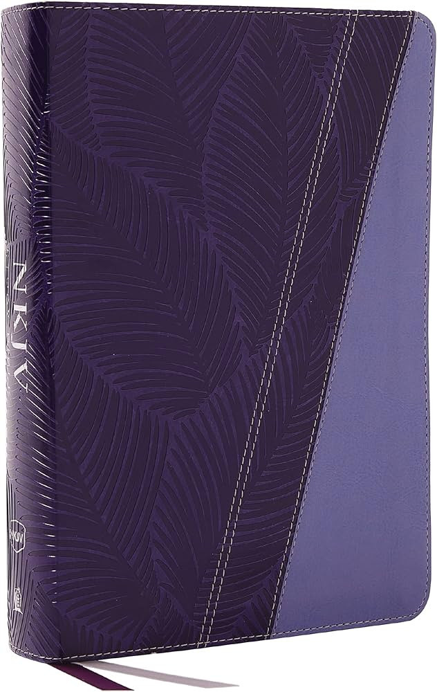 NKJV Study Bible, Leathersoft, Purple, Full-Color, Comfort Print: The Complete Resource for Study... | Amazon (US)