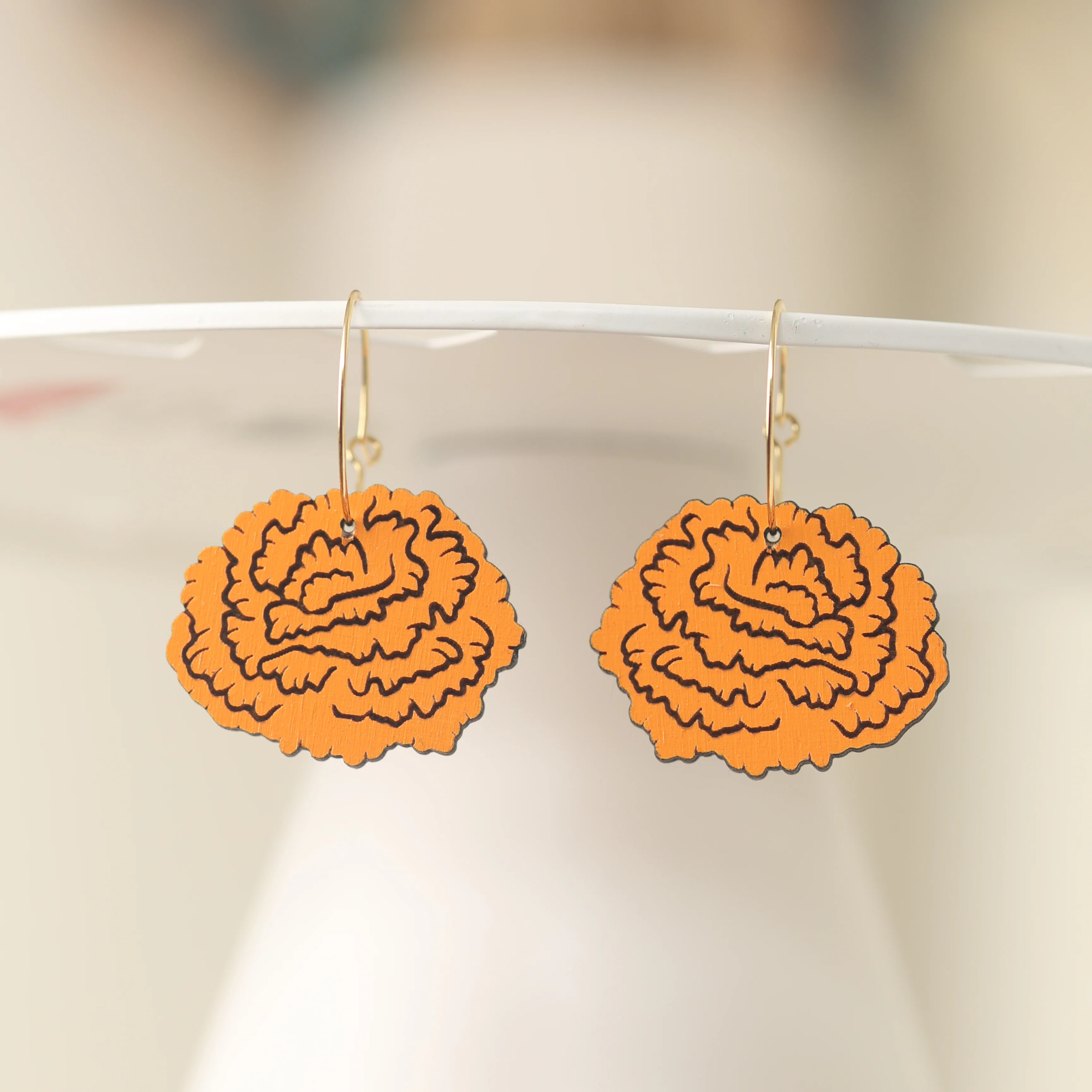 Marigold Hoop Earrings | Le Chic Miami