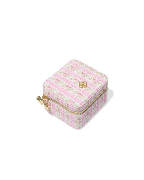 Kendra Scott x LoveShackFancy Small Zip Gold Jewelry Case | Kendra Scott