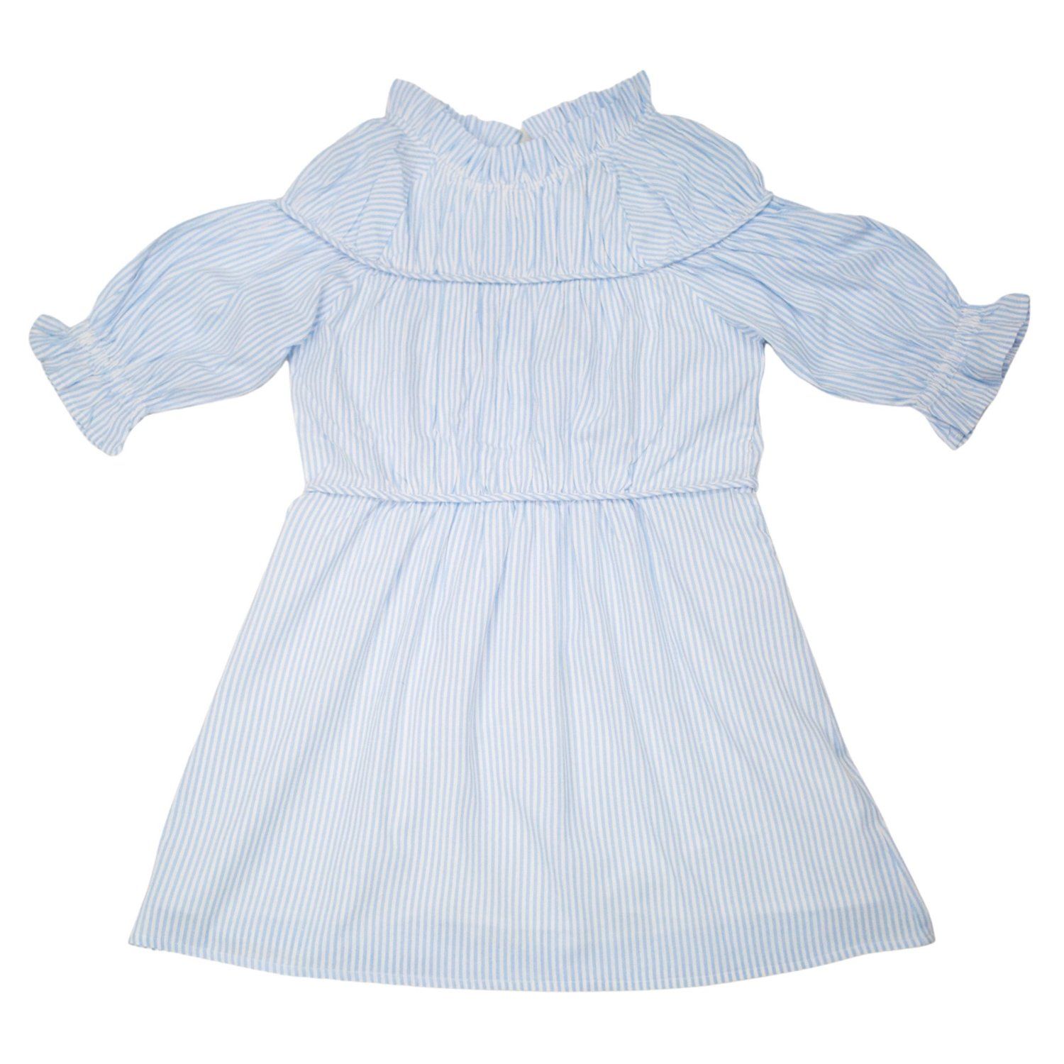Liesel Dress in Blue Stripe — Elizabeth Wilson | Elizabeth Wilson Designs