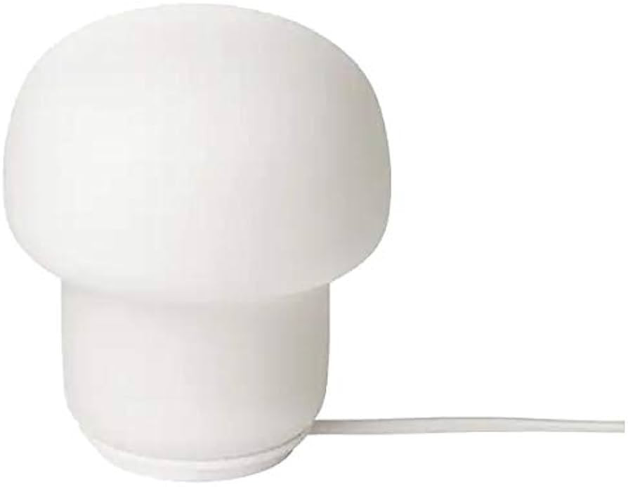 Ikea Glass Table Lamp, White, Pack of 1 | Amazon (US)