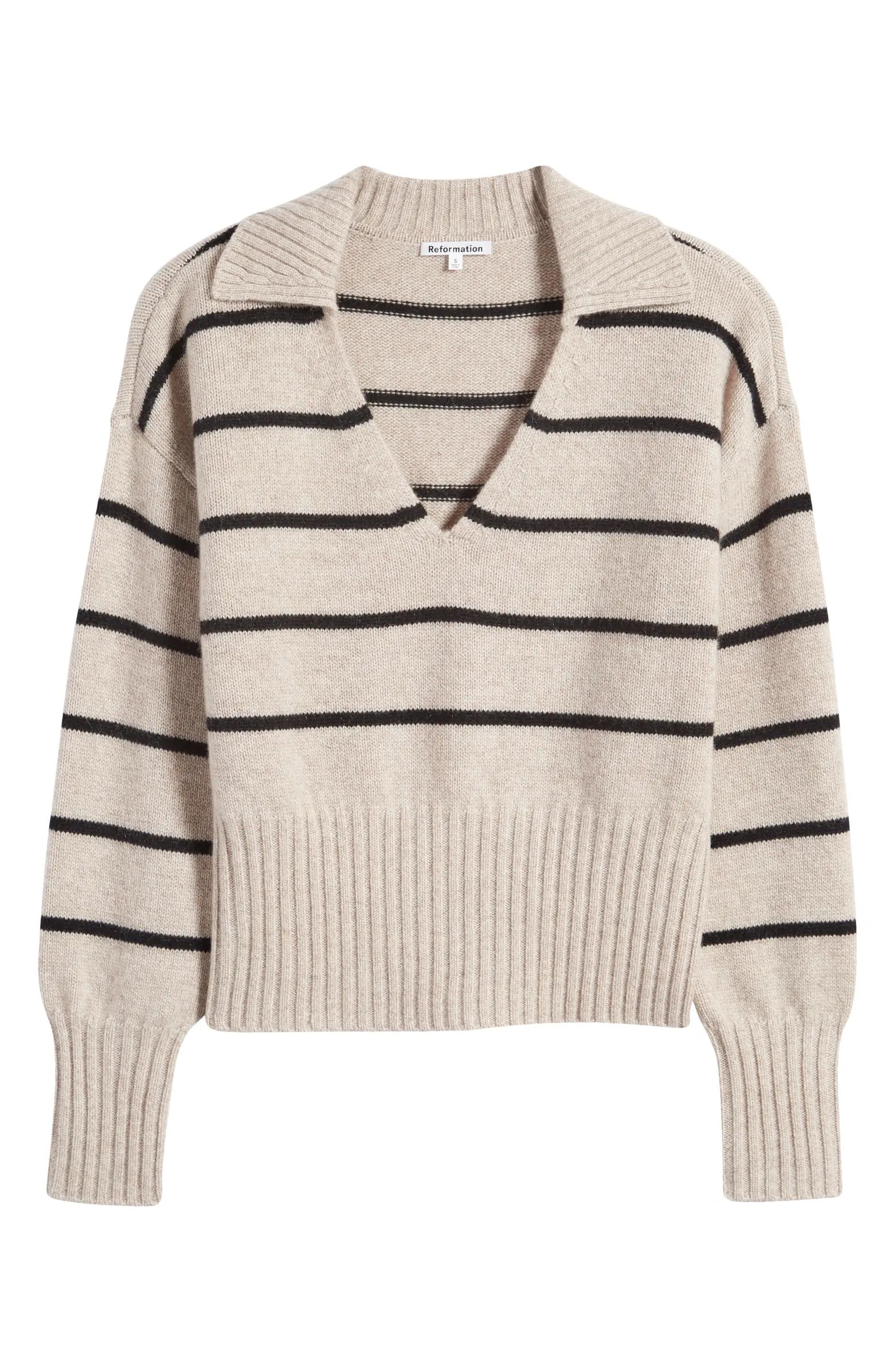 Beckie Stripe Cashmere Sweater | Nordstrom