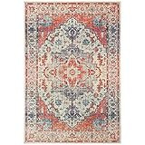 Décor Direct PANDORA Modern Casual Oriental Area Rug Blue | Amazon (US)