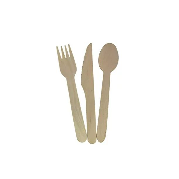 FSC Certified Disposable Wood Cutlery Forks, Biodegradable and Earth Friendly, 6 Inch Length - 1 ... | Walmart (US)