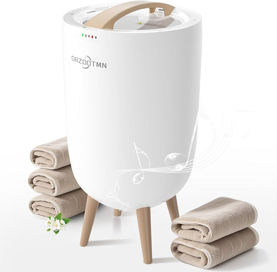 Towel Warmers for Bathroom Rapid Heating - Luxury Towel Warmer Heated Bucket with Bluetooth Speak... | Amazon (US)