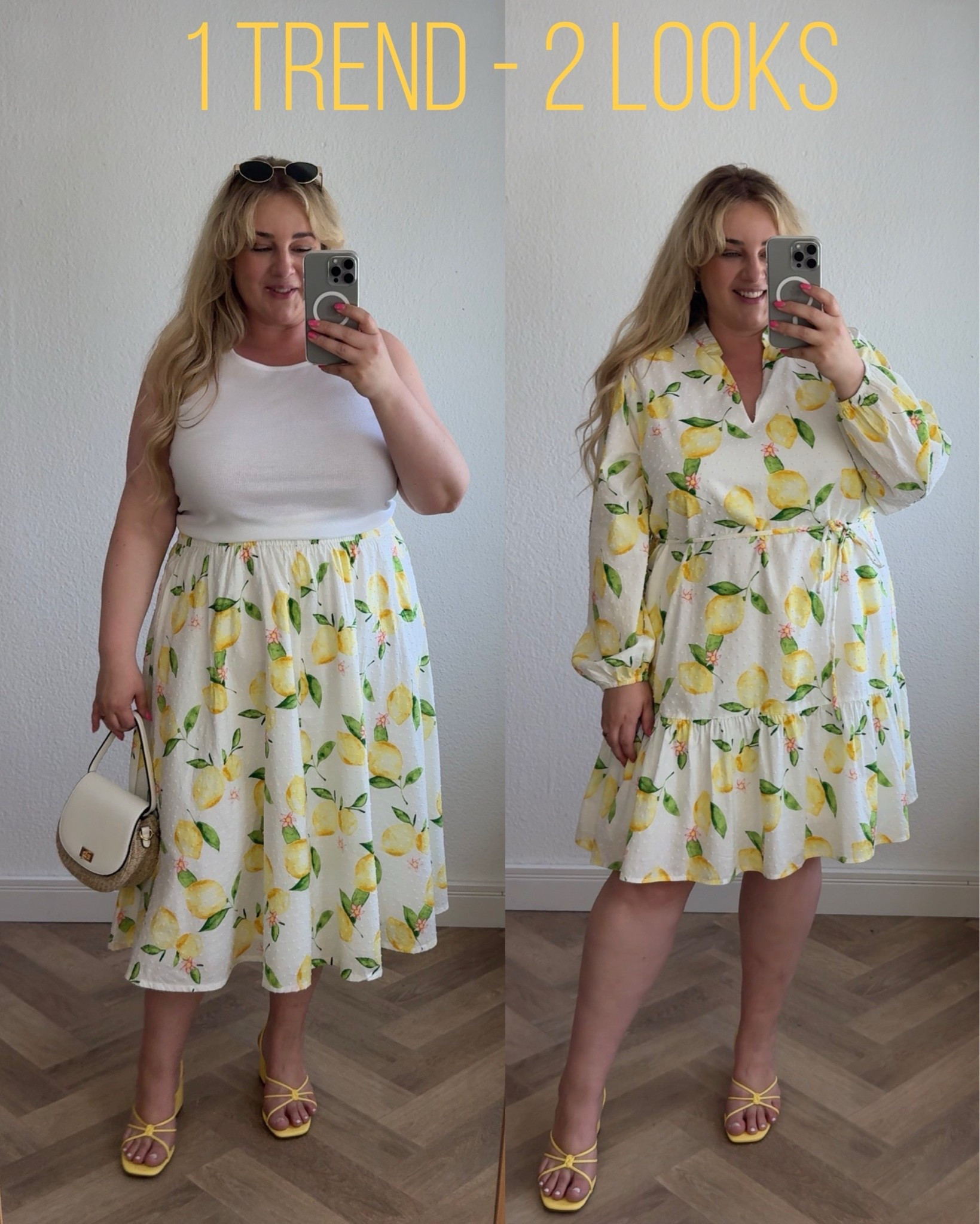 1 Trend - 2 Looks 🍋

15 % sparen bei Bon Prix mit dem Code: 15beauty

(Gültigkeit: 16.06. -einschl. 18.06.2026; 15% auf Alles; einmalig einlösbar pro Kundin; gilt in DE App & Webshop)

#plussizefashion #röcke #kleid #curvy #lemon

#LTKdeutschland #LTKplussize #LTKkleider