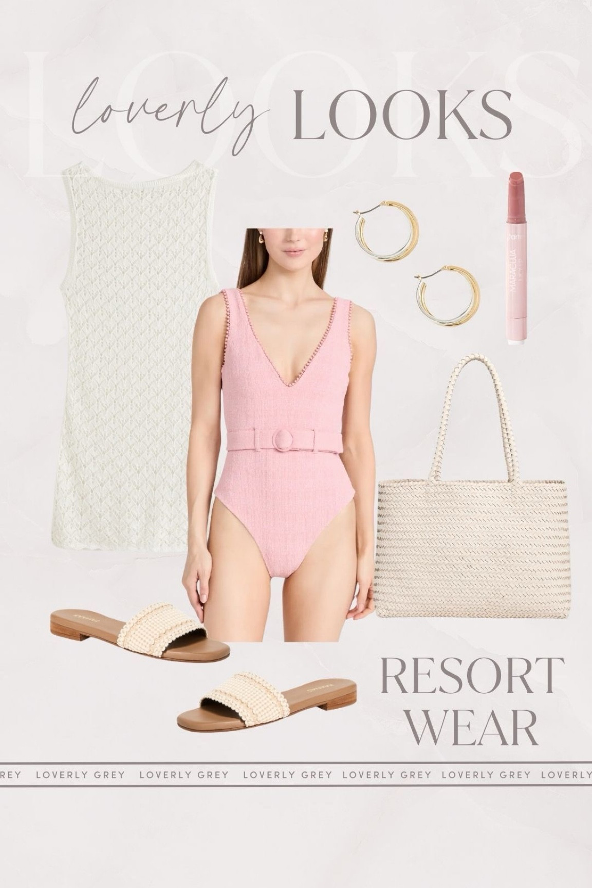 Loverly Grey resort wear outfit idea. This belted swimsuit pairs perfectly with this Abercrombie coverup for a day at the beach. 

#LTKSeasonal #LTKstyletip #LTKtravel