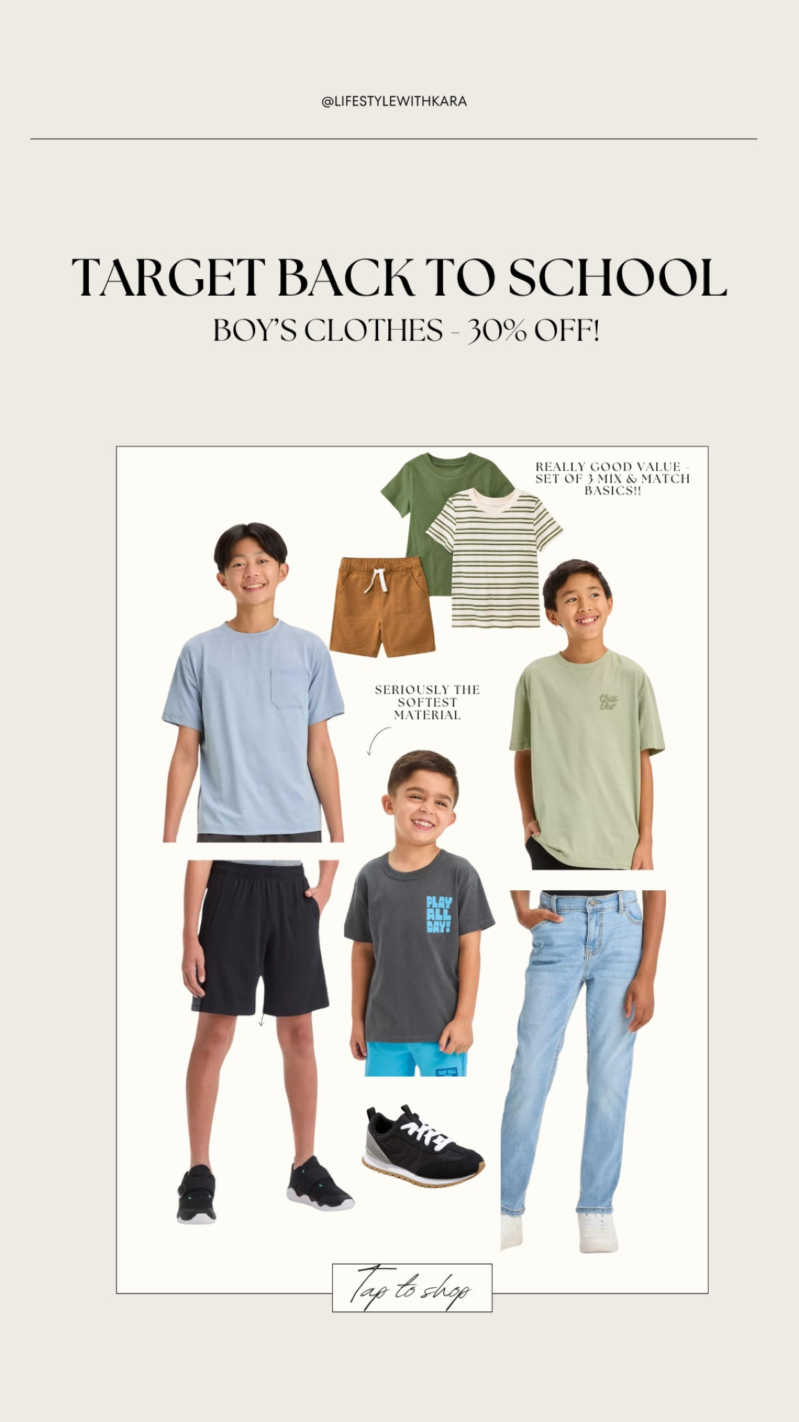 Back to school boy’s options that are all on sale and actually cute 😆🩵 why are boys clothes so hard?! 

#LTKFamily #LTKKids #LTKBacktoSchool