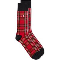 Fred Perry Authentic Men's Tartan Sock in Stewart Red, Size Small | END. Clothing | End Clothing (US & RoW)