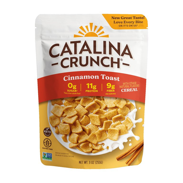 Catalina Crunch Keto Friendly Cereal, Cinnamon Toast, 9 oz (255 g) | Walmart (US)
