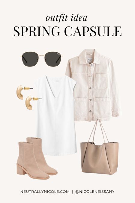 Spring capsule wardrobe outfit idea

// spring outfit, spring outfits, capsule wardrobe spring, spring fashion trends 2024, spring trends 2024, dress outfit, casual outfit, brunch outfit, date night outfit, school outfit, office casual outfit, work outfit, mini dress, white dress, spring dress, Easter dress, shacket, shirt jacket, spring jacket, ankle boots, ankle booties, spring shoes, spring boots, spring shoes, spring shoe trends, tote bag, gold teardrop earrings, round sunglasses, Abercrombie, Revolve, Dolce Vita, Quay, Amazon fashion, Lulus, neutral outfit, neutral fashion, neutral style, Nicole Neissany, Neutrally Nicole, neutrallynicole.com (3.8)

#LTKfindsunder100 #LTKSpringSale #LTKSeasonal #LTKparties #LTKfindsunder50 #LTKstyletip #LTKsalealert #LTKtravel #LTKshoecrush #LTKitbag