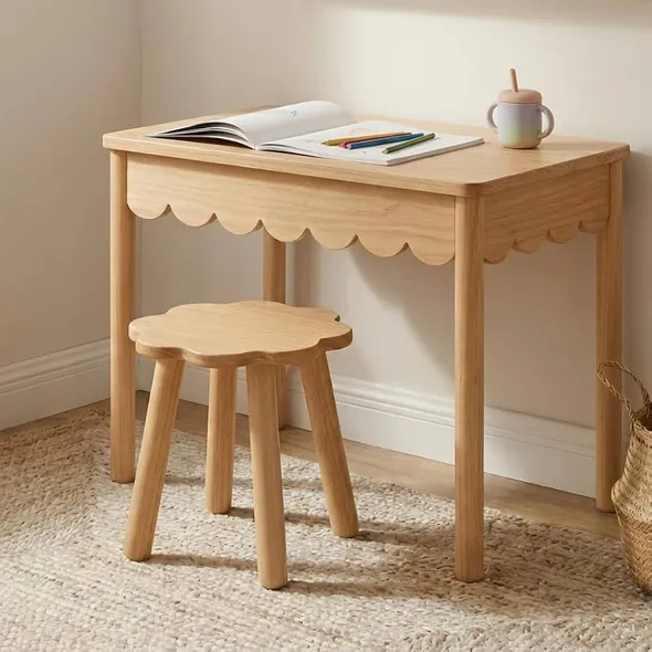 CAALMA Kids Table and Chair Set with Lift-Top Storage product image from the verified GPgrows LTK collection