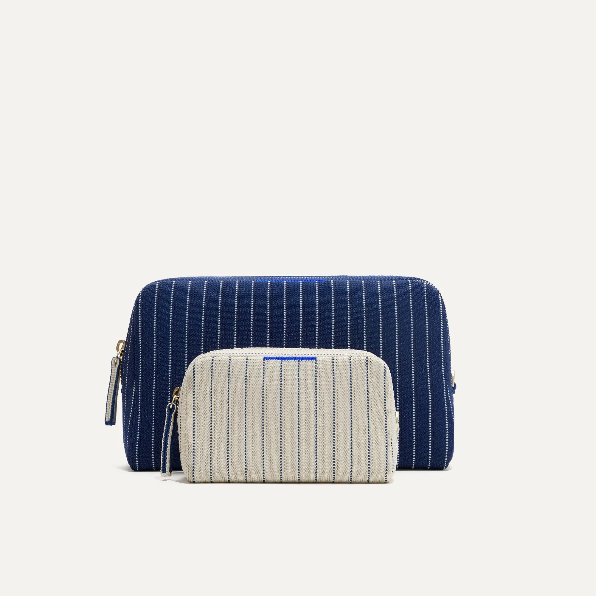 The Universal Pouch in Luxe Blue Pinstripe | Rothy's Pouches | Rothy's