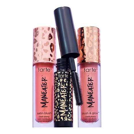 tarte 3-piece Viral Maneater Must-Haves Travel Size Makeup Set | HSN